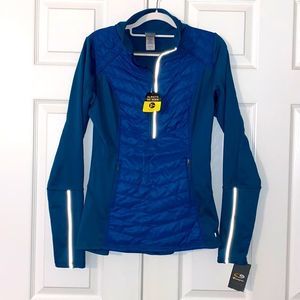 Champion C9 Teal Reflective Premium Performance Zip Up Workout Jogger Jacket S